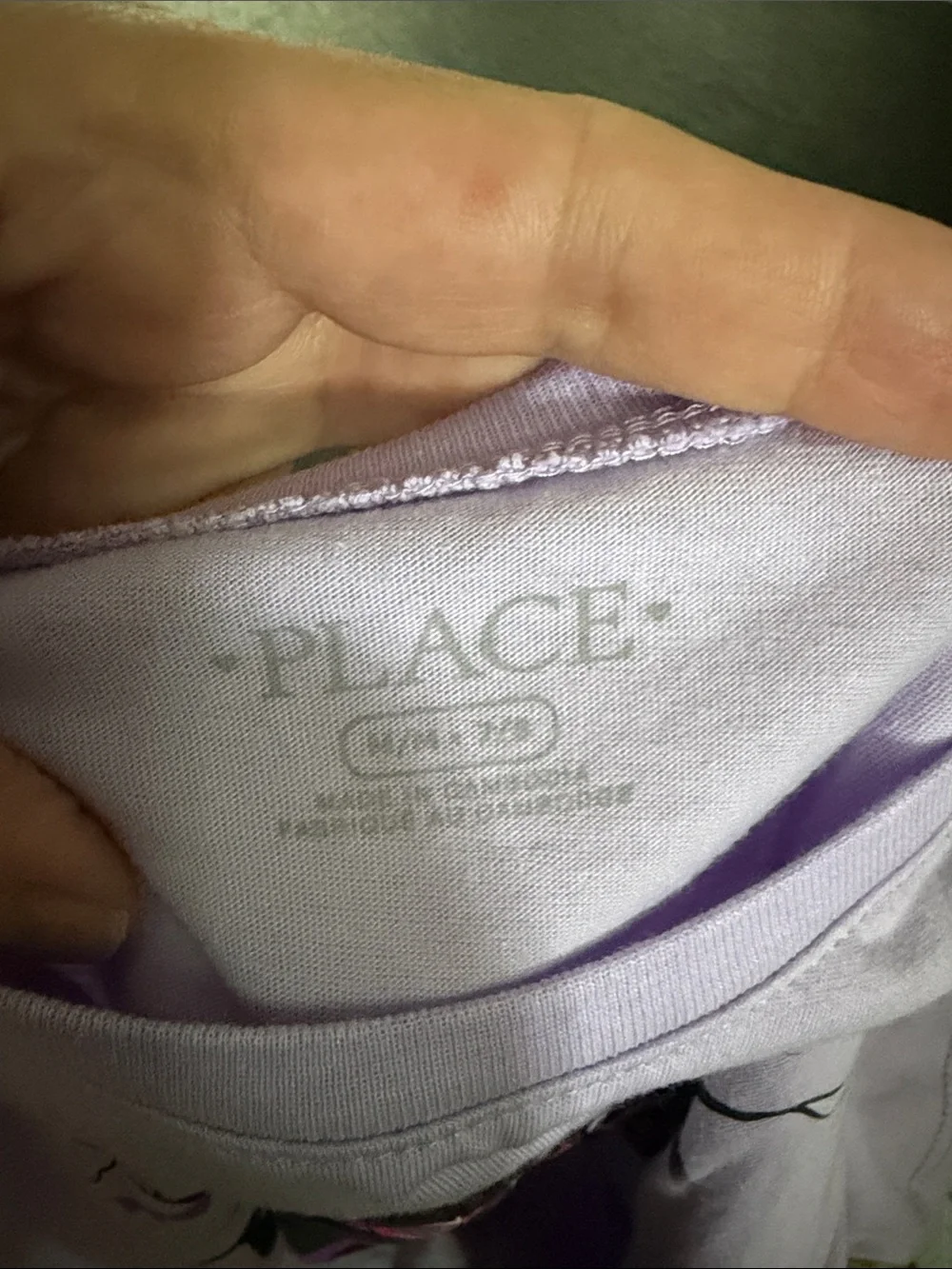 The Childrens Place lavender tee